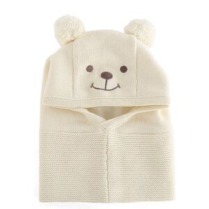 NEW Baby Kids Hat Knit Scarf Hood 6-24M